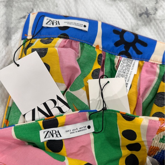 Zara Printed Matching Maxi Skirt & Crop Top - Picture 5 of 13